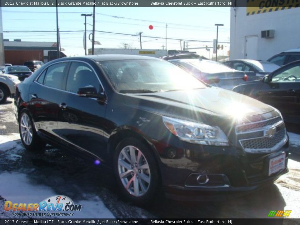 2013 Chevrolet Malibu LTZ Black Granite Metallic / Jet Black/Brownstone Photo #3