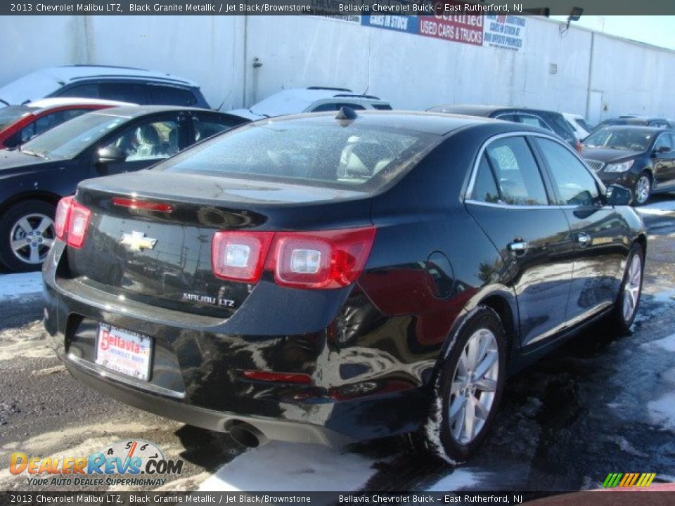 2013 Chevrolet Malibu LTZ Black Granite Metallic / Jet Black/Brownstone Photo #4
