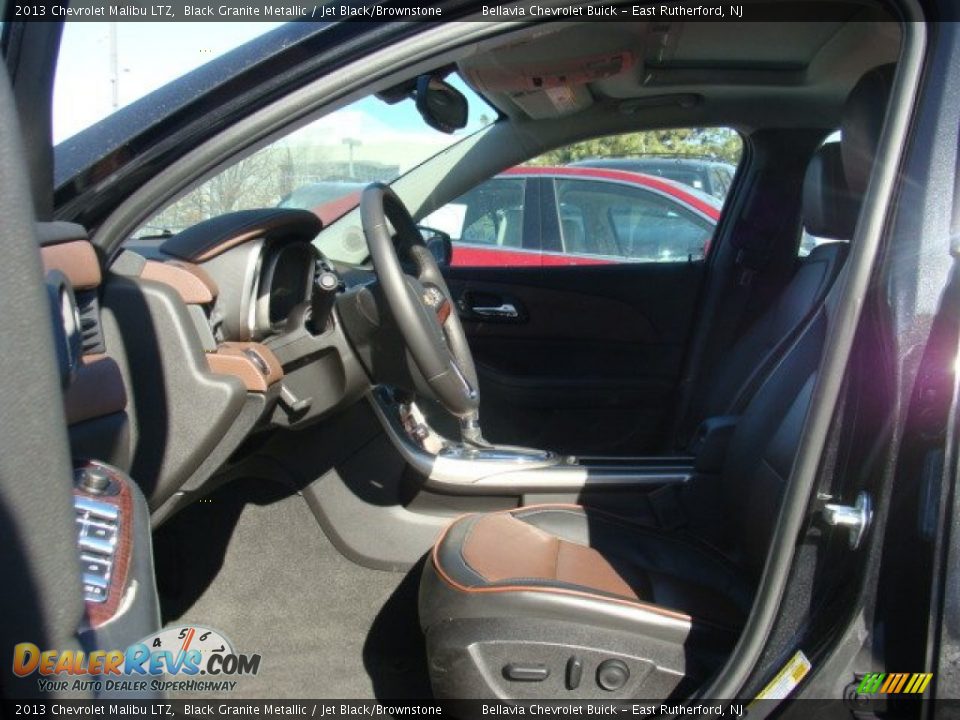 2013 Chevrolet Malibu LTZ Black Granite Metallic / Jet Black/Brownstone Photo #7
