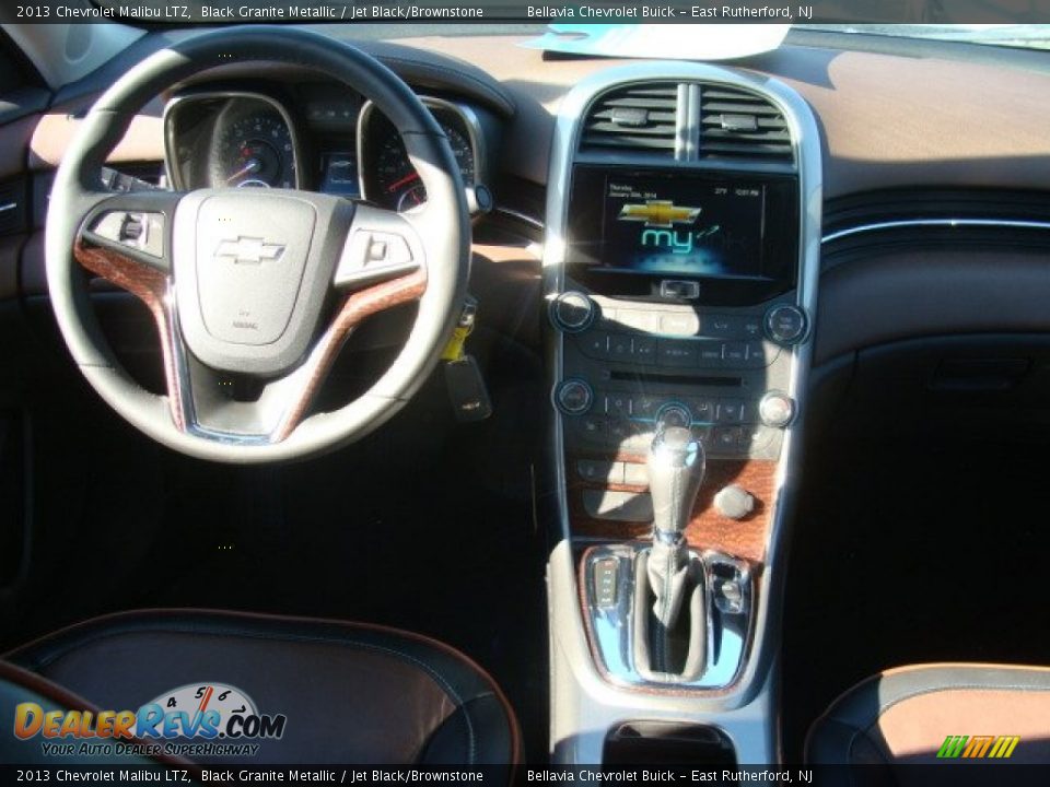 2013 Chevrolet Malibu LTZ Black Granite Metallic / Jet Black/Brownstone Photo #9