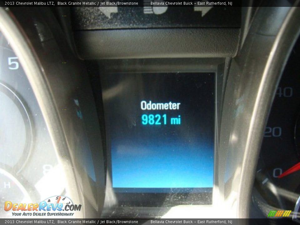 2013 Chevrolet Malibu LTZ Black Granite Metallic / Jet Black/Brownstone Photo #10