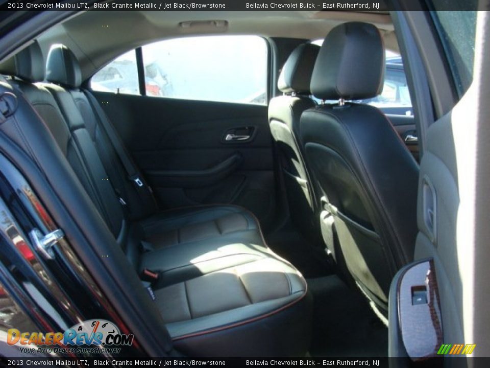 2013 Chevrolet Malibu LTZ Black Granite Metallic / Jet Black/Brownstone Photo #12