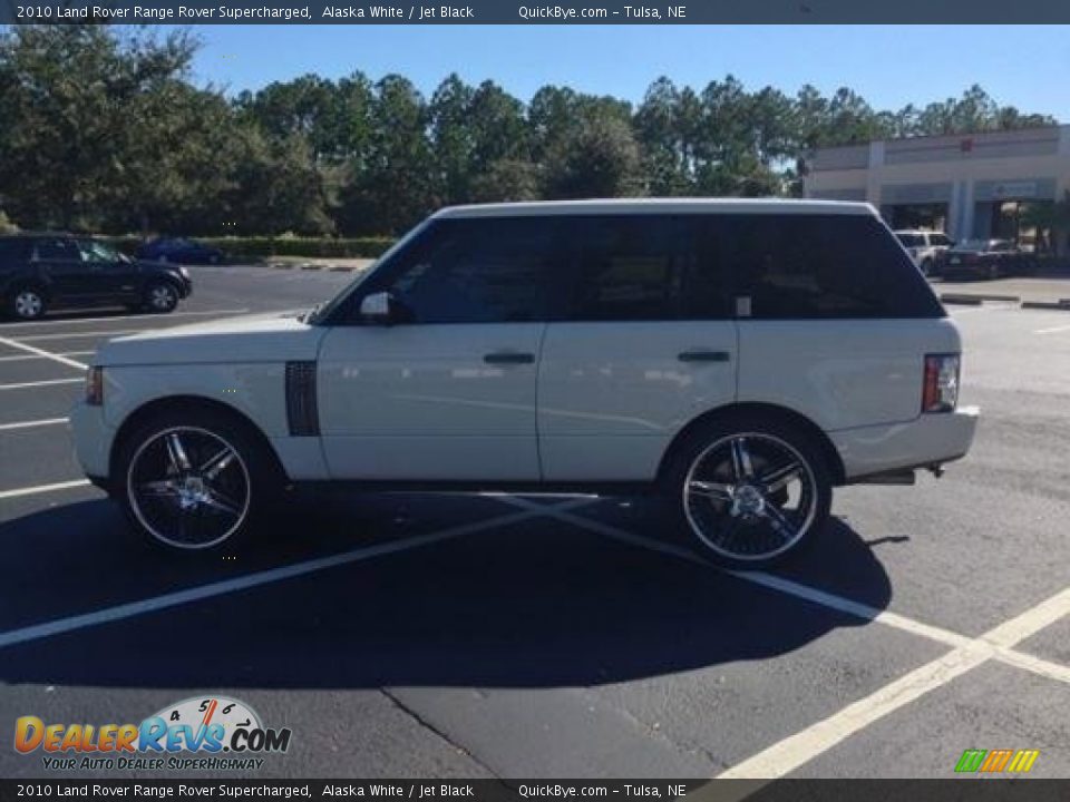 2010 Land Rover Range Rover Supercharged Alaska White / Jet Black Photo #1