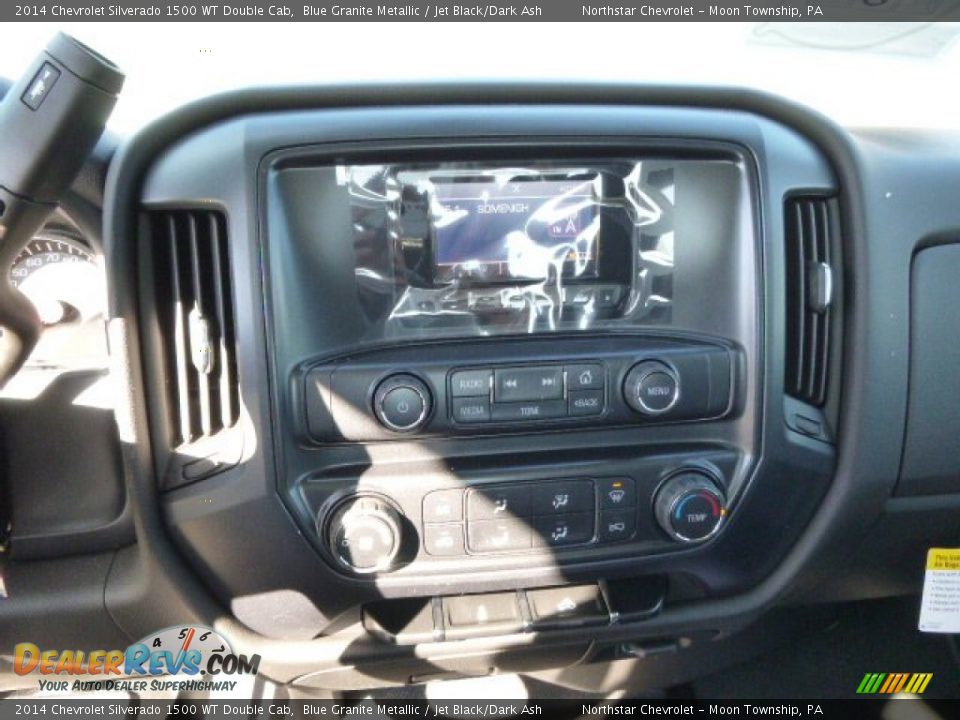 2014 Chevrolet Silverado 1500 WT Double Cab Blue Granite Metallic / Jet Black/Dark Ash Photo #16