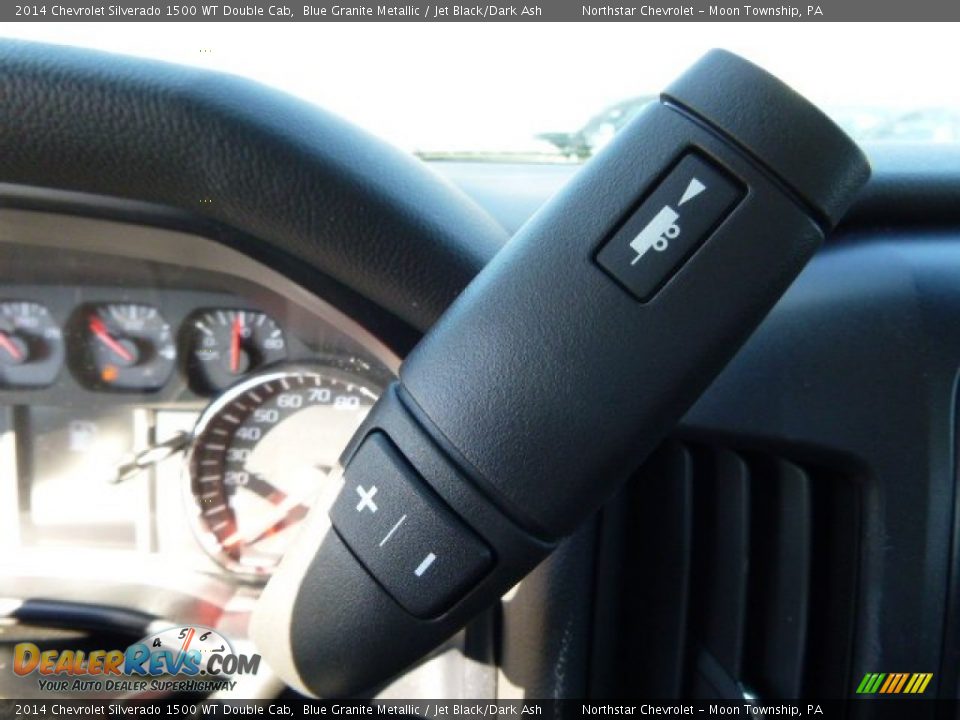 2014 Chevrolet Silverado 1500 WT Double Cab Blue Granite Metallic / Jet Black/Dark Ash Photo #18