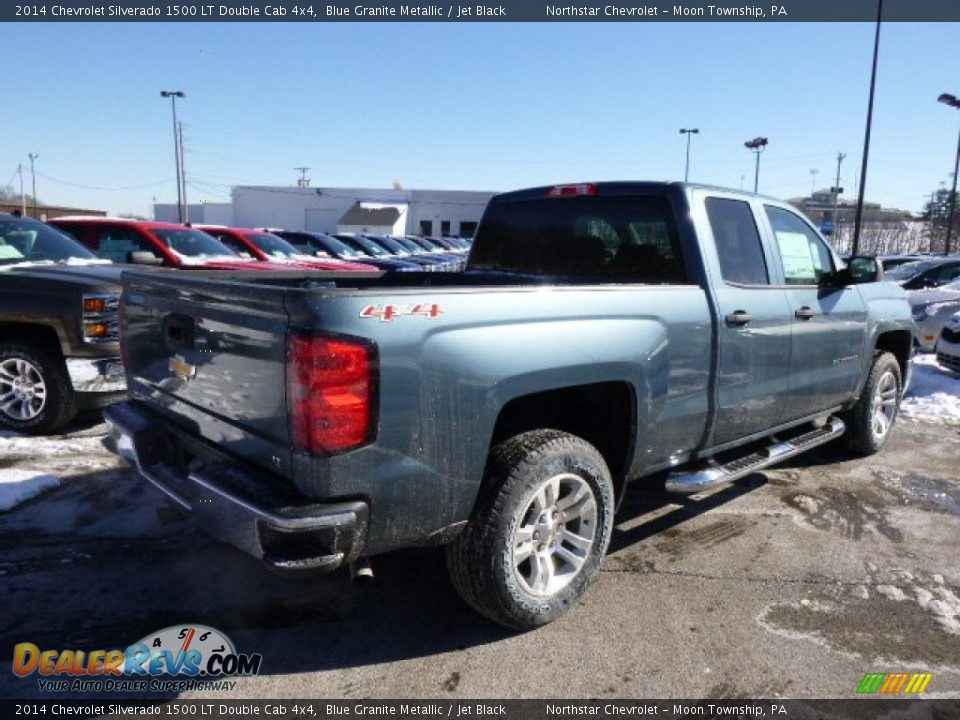 2014 Chevrolet Silverado 1500 LT Double Cab 4x4 Blue Granite Metallic / Jet Black Photo #5