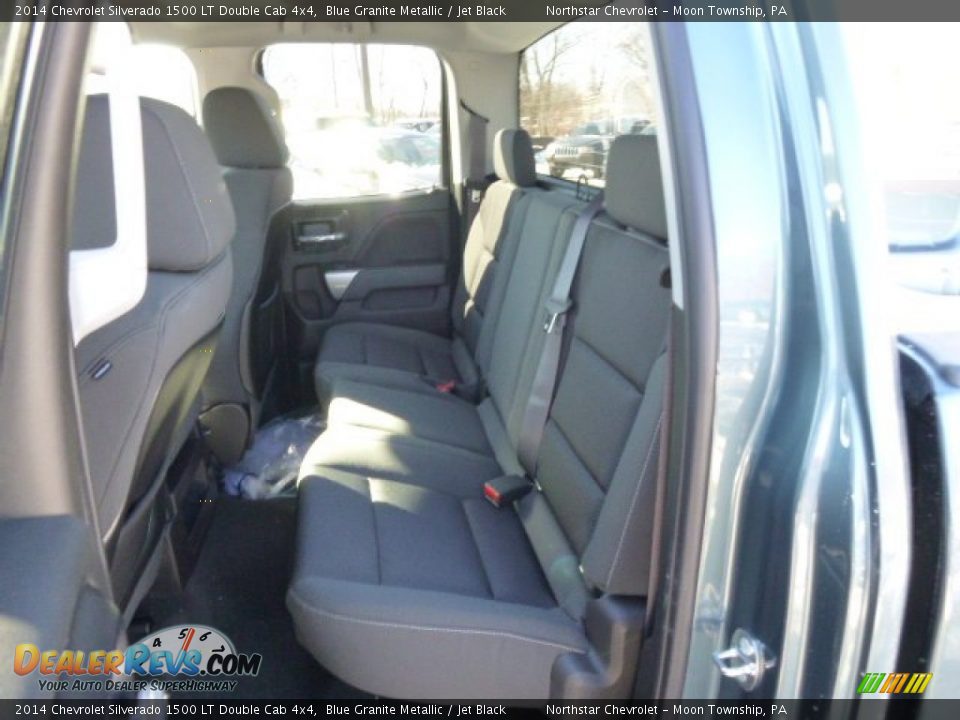 2014 Chevrolet Silverado 1500 LT Double Cab 4x4 Blue Granite Metallic / Jet Black Photo #11