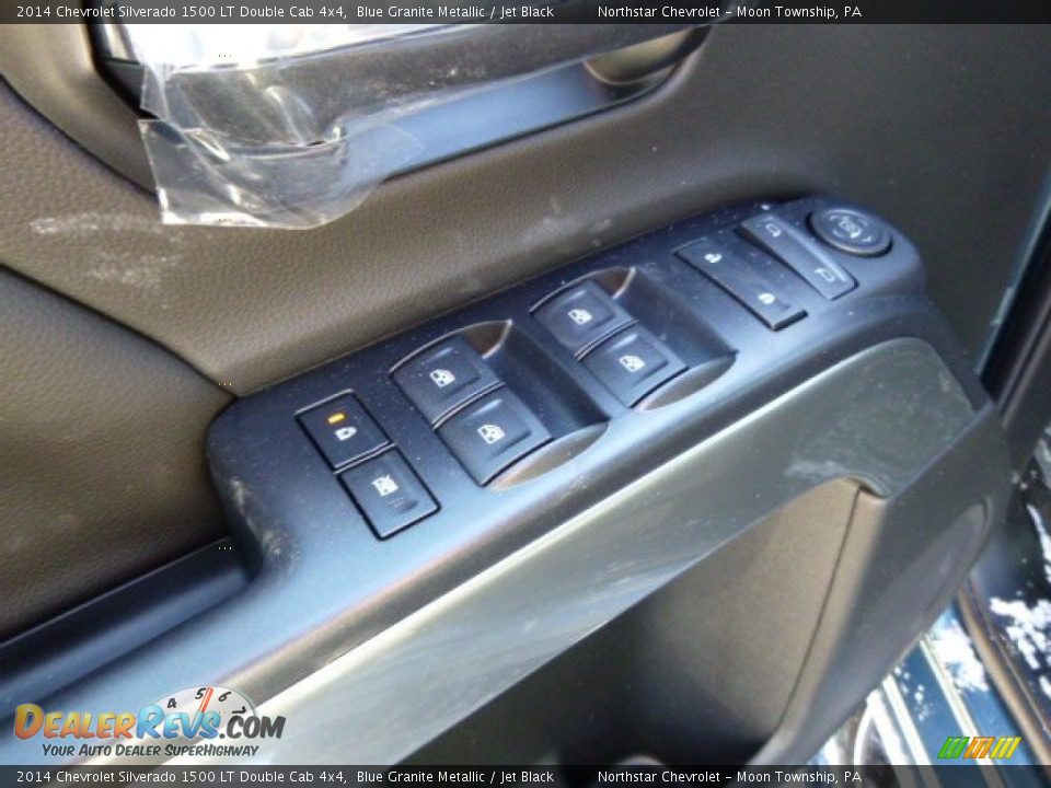 2014 Chevrolet Silverado 1500 LT Double Cab 4x4 Blue Granite Metallic / Jet Black Photo #13