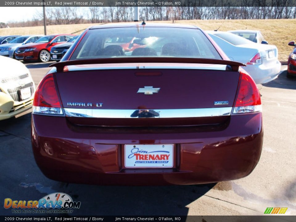 2009 Chevrolet Impala LT Red Jewel Tintcoat / Ebony Photo #6