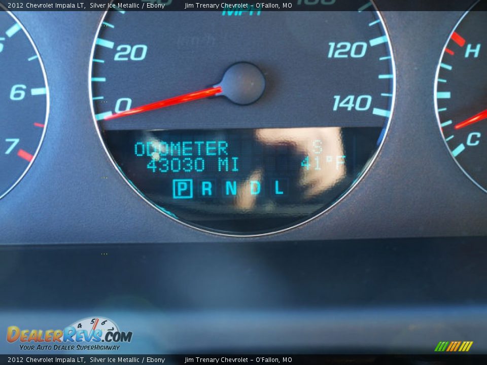 2012 Chevrolet Impala LT Silver Ice Metallic / Ebony Photo #14