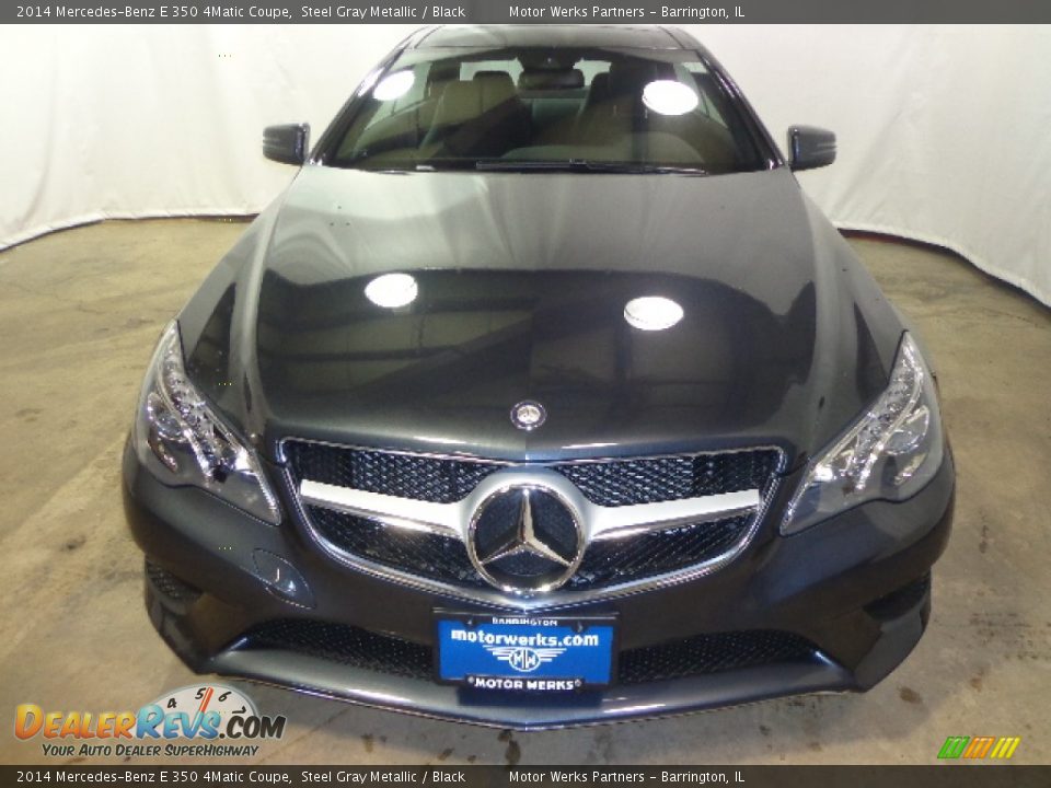2014 Mercedes-Benz E 350 4Matic Coupe Steel Gray Metallic / Black Photo #2
