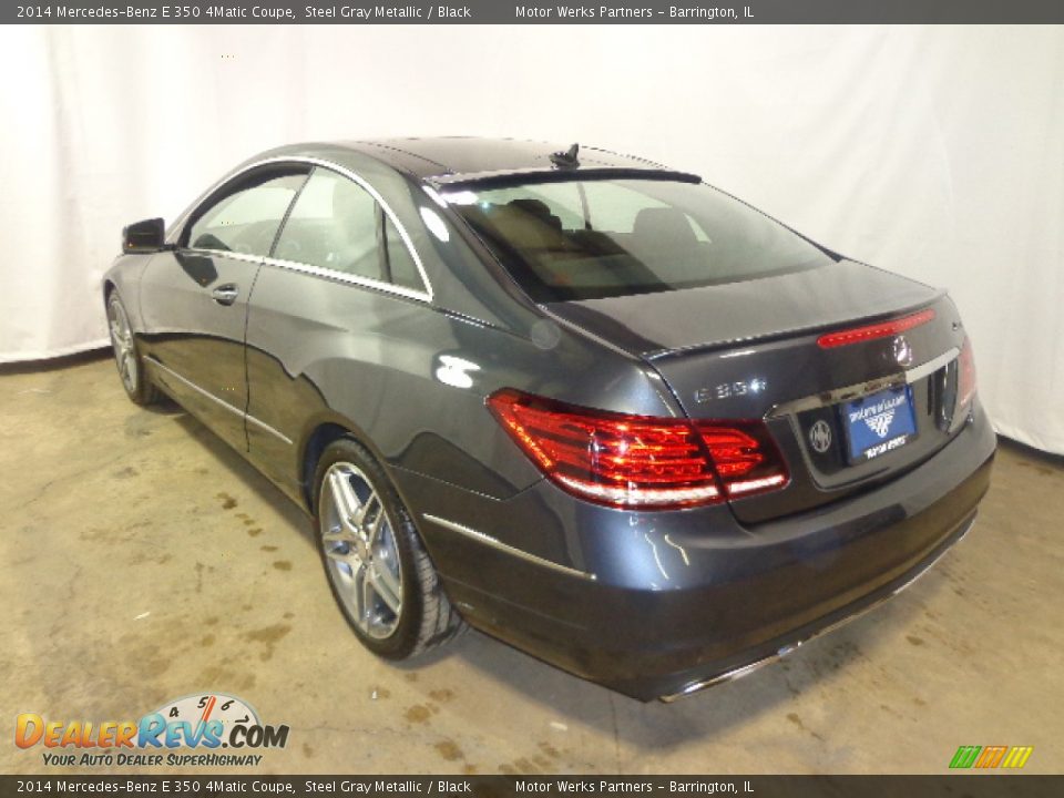2014 Mercedes-Benz E 350 4Matic Coupe Steel Gray Metallic / Black Photo #5