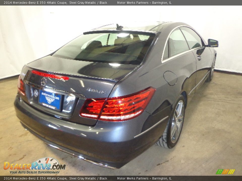 2014 Mercedes-Benz E 350 4Matic Coupe Steel Gray Metallic / Black Photo #7