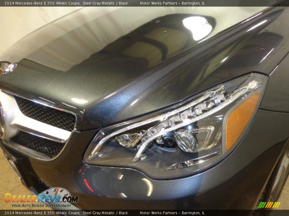 2014 Mercedes-Benz E 350 4Matic Coupe Steel Gray Metallic / Black Photo #10