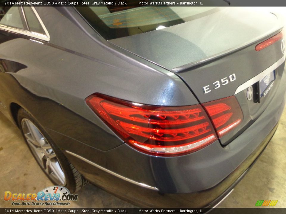2014 Mercedes-Benz E 350 4Matic Coupe Steel Gray Metallic / Black Photo #13