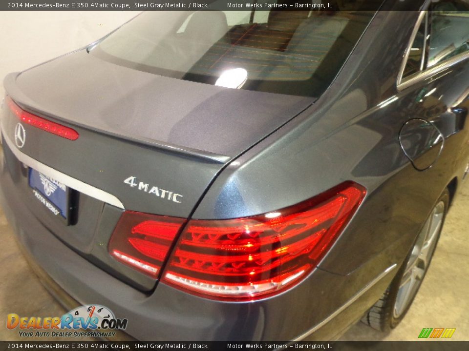 2014 Mercedes-Benz E 350 4Matic Coupe Steel Gray Metallic / Black Photo #14
