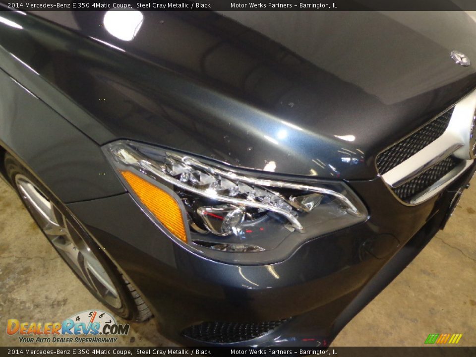 2014 Mercedes-Benz E 350 4Matic Coupe Steel Gray Metallic / Black Photo #17