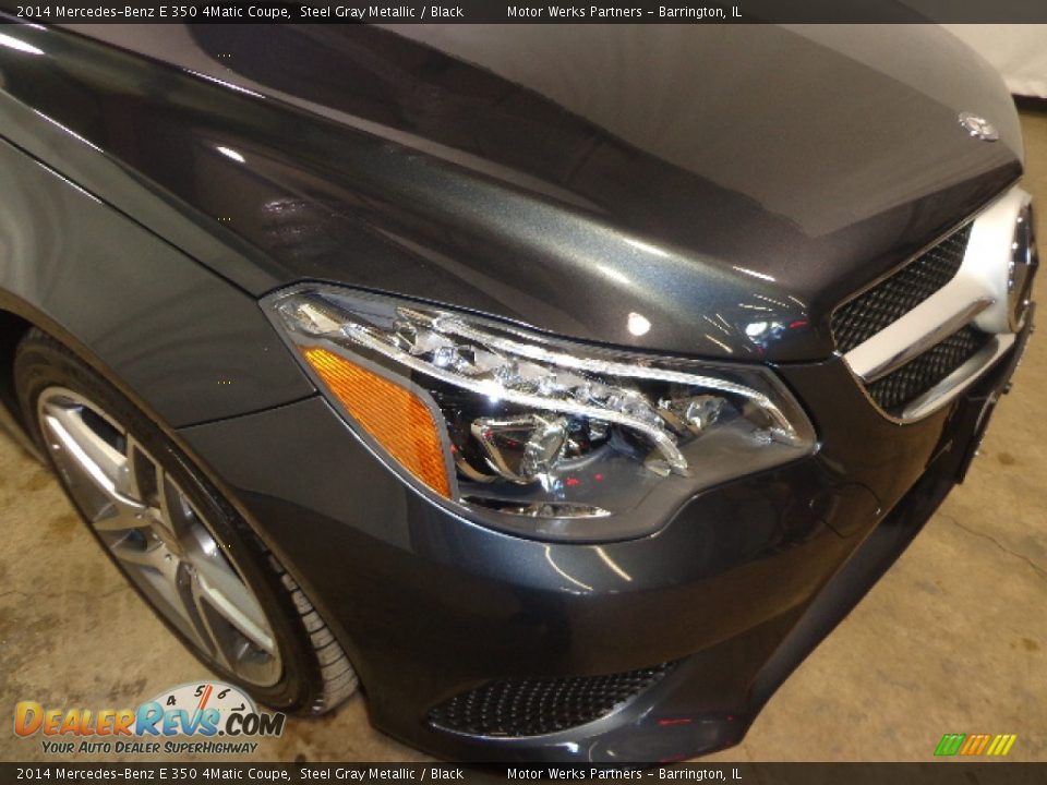2014 Mercedes-Benz E 350 4Matic Coupe Steel Gray Metallic / Black Photo #18