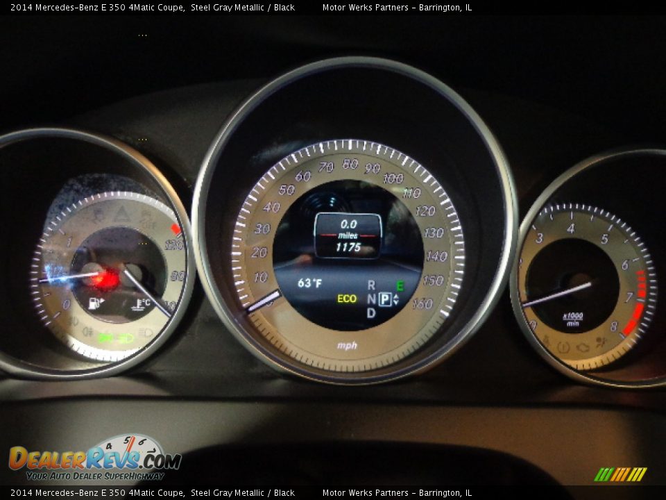 2014 Mercedes-Benz E 350 4Matic Coupe Gauges Photo #22