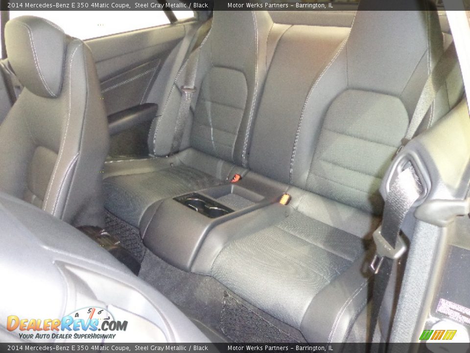 Rear Seat of 2014 Mercedes-Benz E 350 4Matic Coupe Photo #25