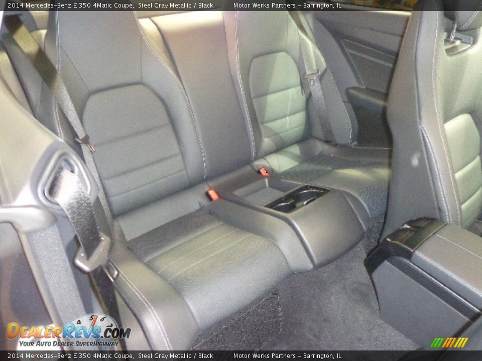 Rear Seat of 2014 Mercedes-Benz E 350 4Matic Coupe Photo #27