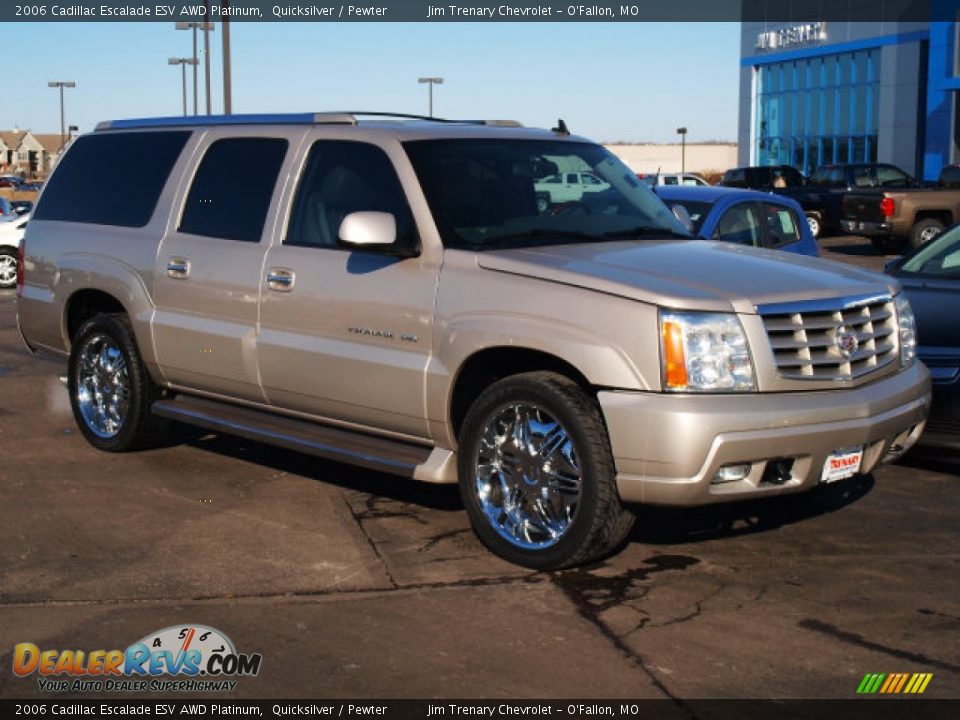 2006 Cadillac Escalade ESV AWD Platinum Quicksilver / Pewter Photo #2