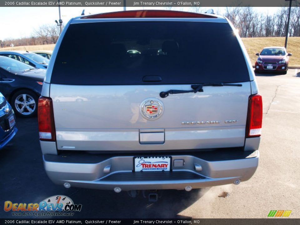 2006 Cadillac Escalade ESV AWD Platinum Quicksilver / Pewter Photo #6