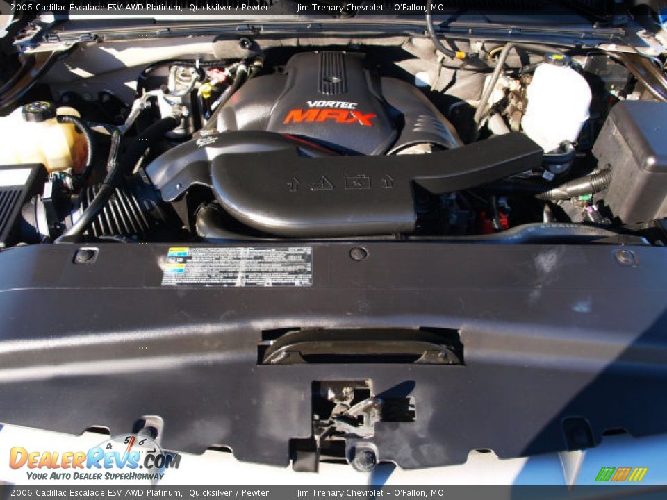 2006 Cadillac Escalade ESV AWD Platinum Quicksilver / Pewter Photo #7