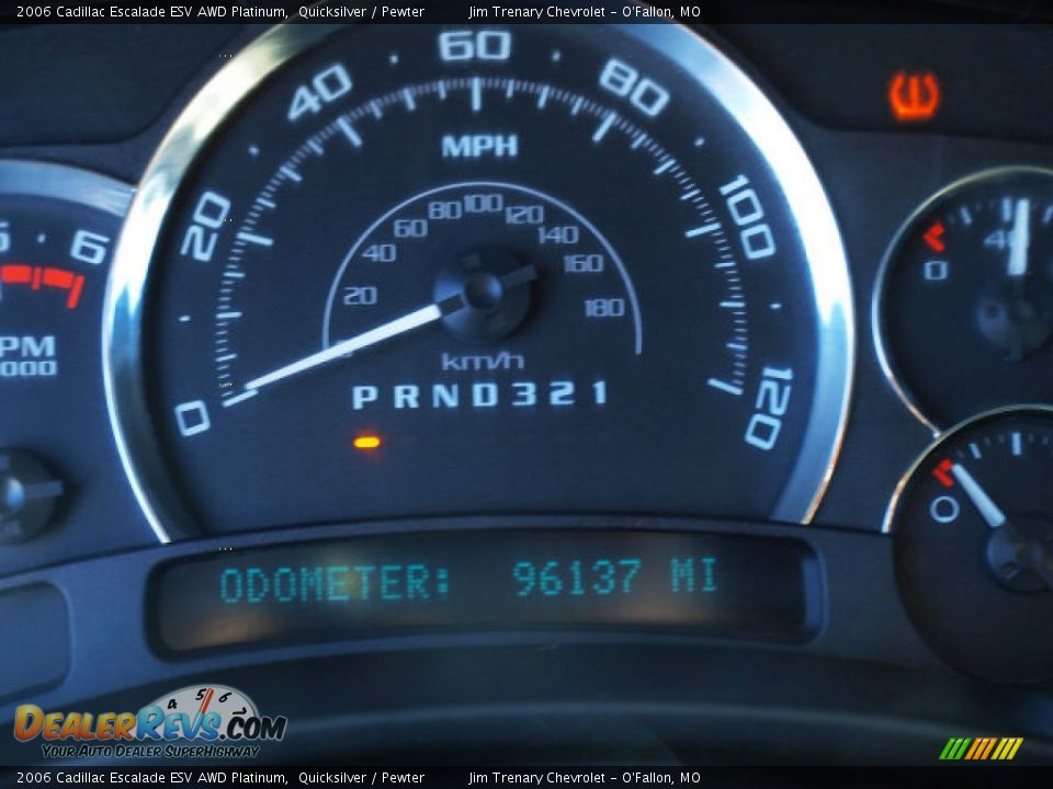 2006 Cadillac Escalade ESV AWD Platinum Quicksilver / Pewter Photo #14
