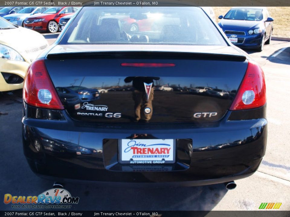 2007 Pontiac G6 GTP Sedan Black / Ebony Photo #6