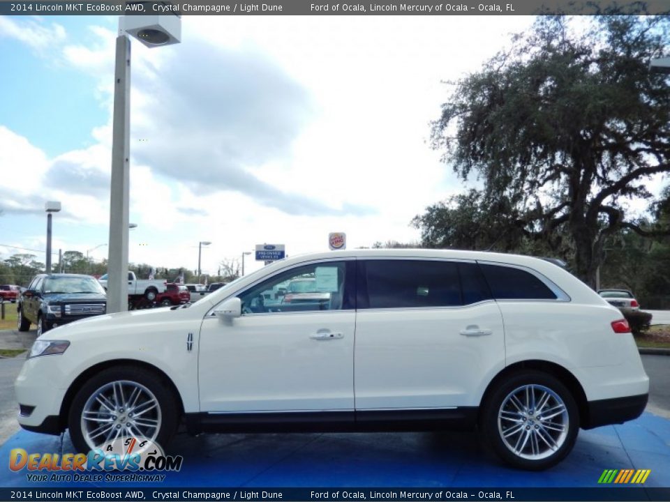 Crystal Champagne 2014 Lincoln MKT EcoBoost AWD Photo #2