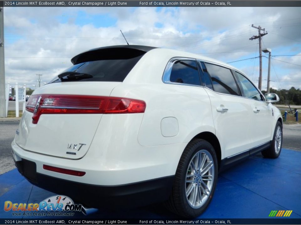Crystal Champagne 2014 Lincoln MKT EcoBoost AWD Photo #3