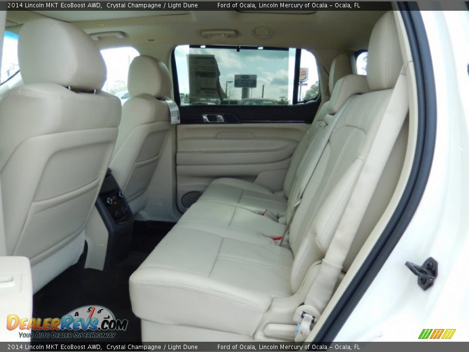 Rear Seat of 2014 Lincoln MKT EcoBoost AWD Photo #7