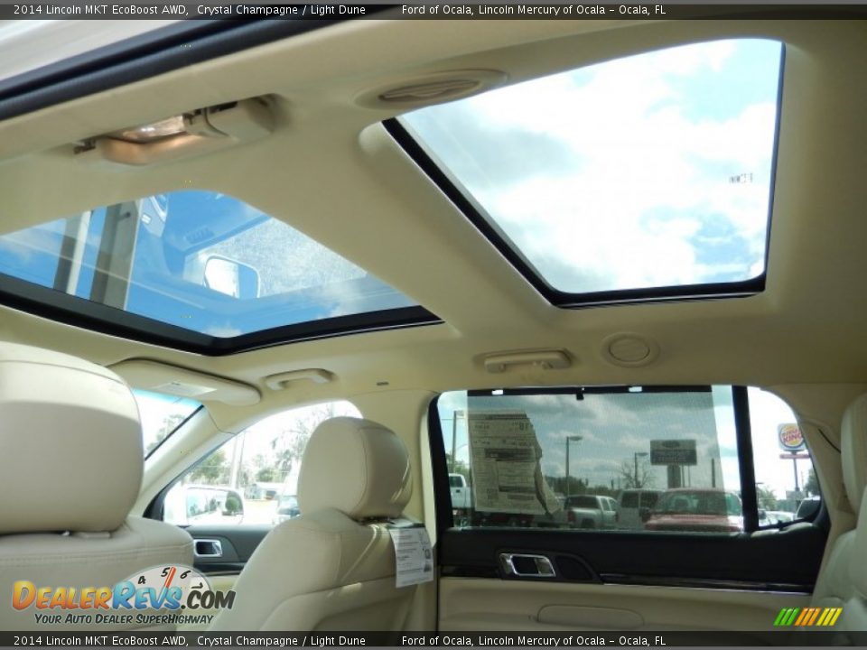 Sunroof of 2014 Lincoln MKT EcoBoost AWD Photo #8