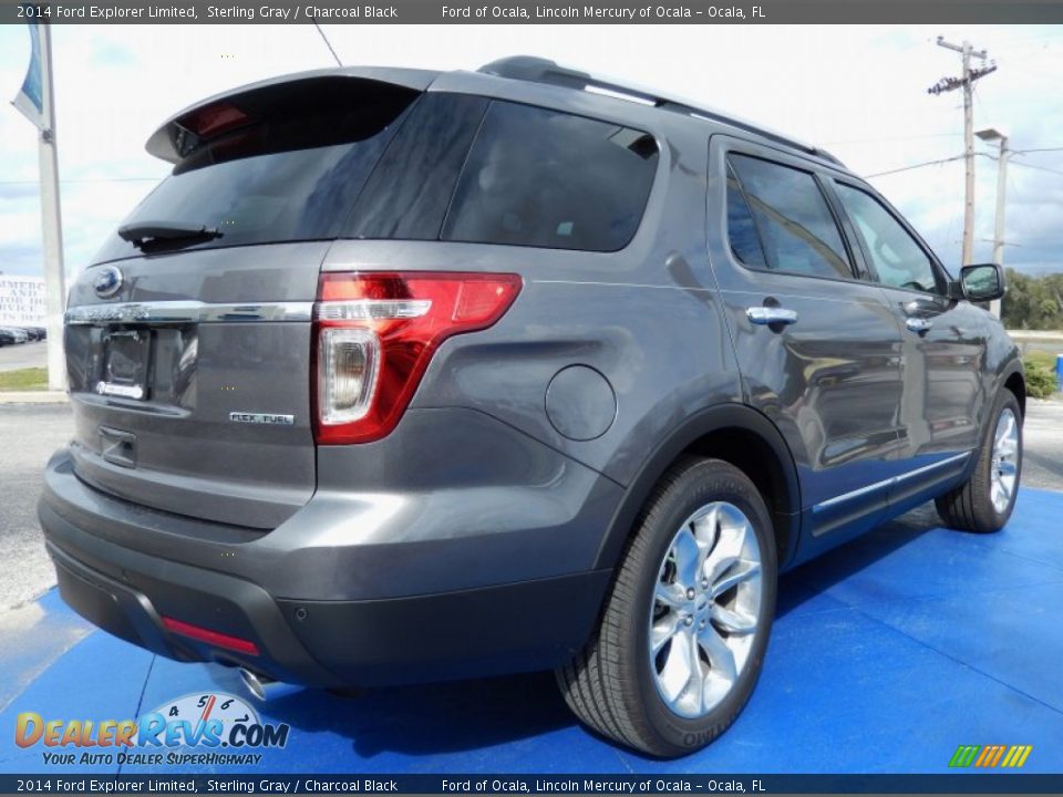 2014 Ford Explorer Limited Sterling Gray / Charcoal Black Photo #3