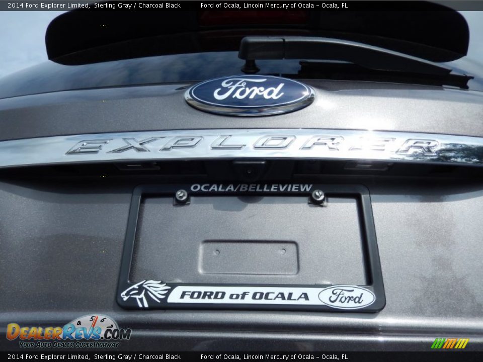 2014 Ford Explorer Limited Sterling Gray / Charcoal Black Photo #4