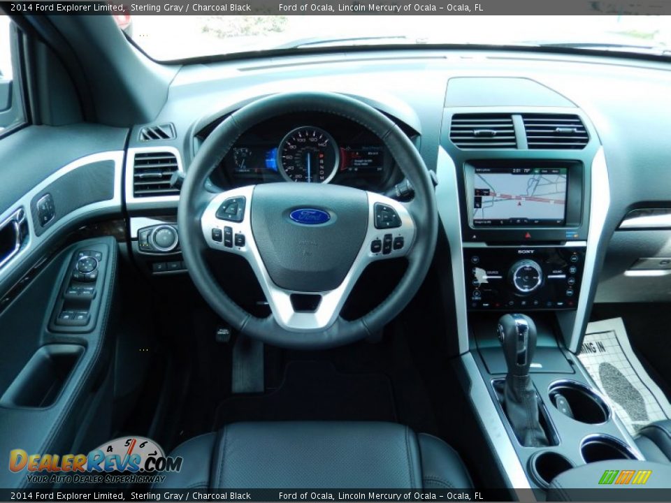 2014 Ford Explorer Limited Sterling Gray / Charcoal Black Photo #9