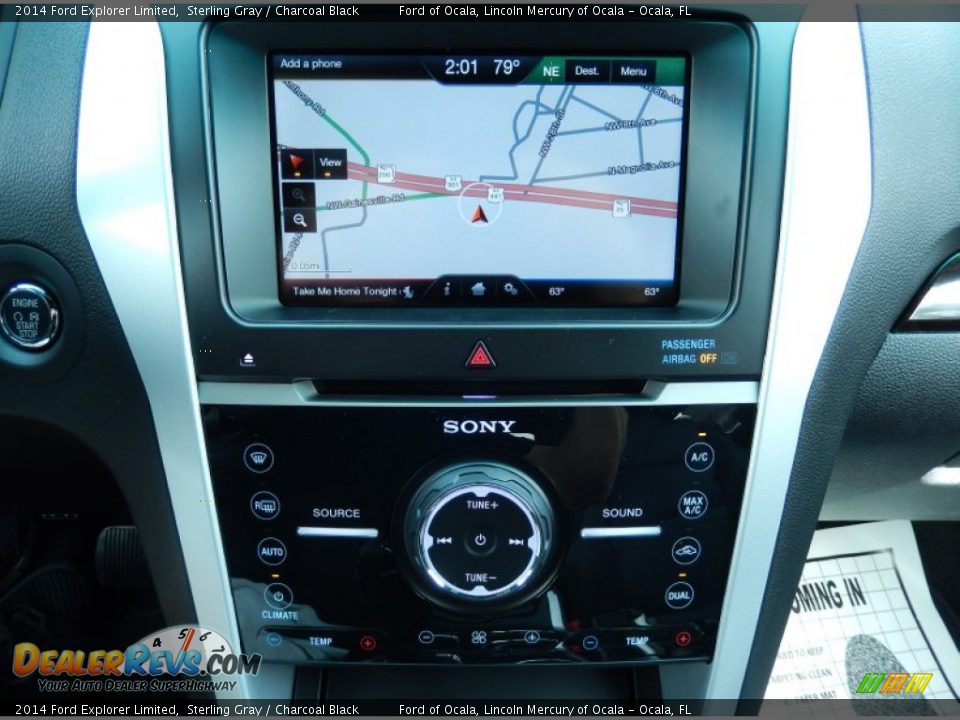 2014 Ford Explorer Limited Sterling Gray / Charcoal Black Photo #11