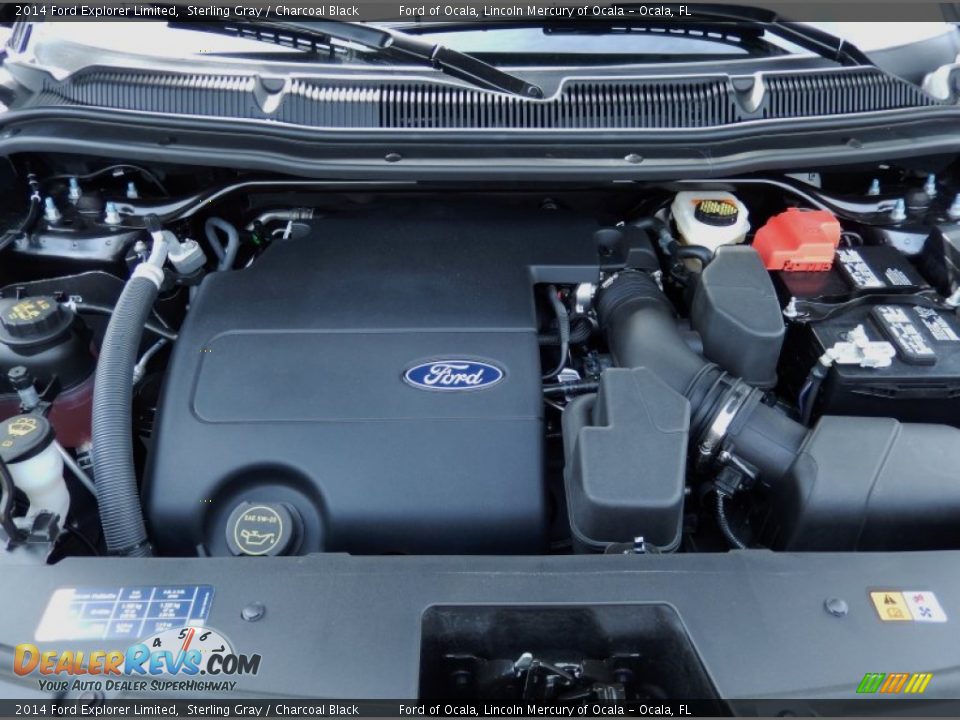 2014 Ford Explorer Limited Sterling Gray / Charcoal Black Photo #12