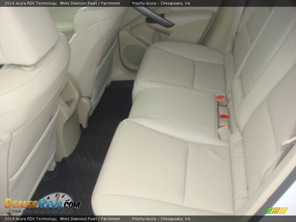 2014 Acura RDX Technology White Diamond Pearl / Parchment Photo #12