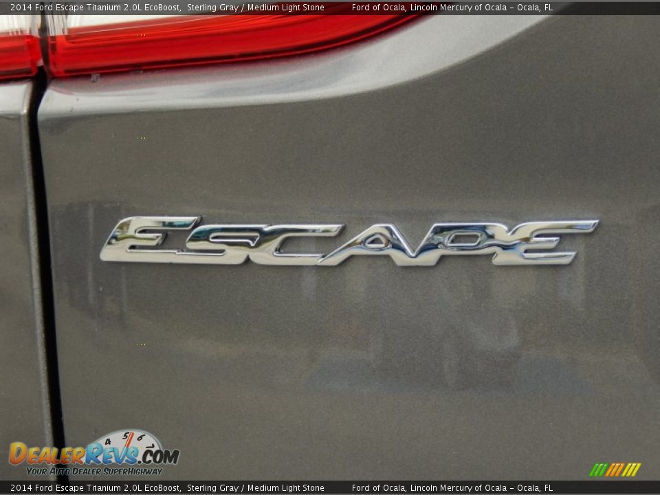 2014 Ford Escape Titanium 2.0L EcoBoost Sterling Gray / Medium Light Stone Photo #4