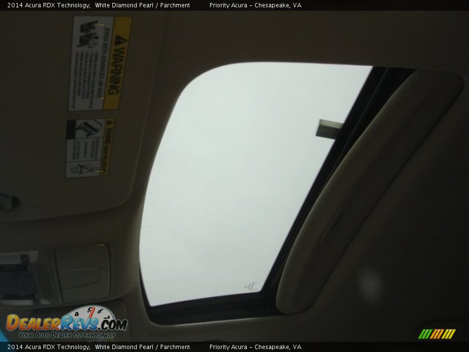 2014 Acura RDX Technology White Diamond Pearl / Parchment Photo #18