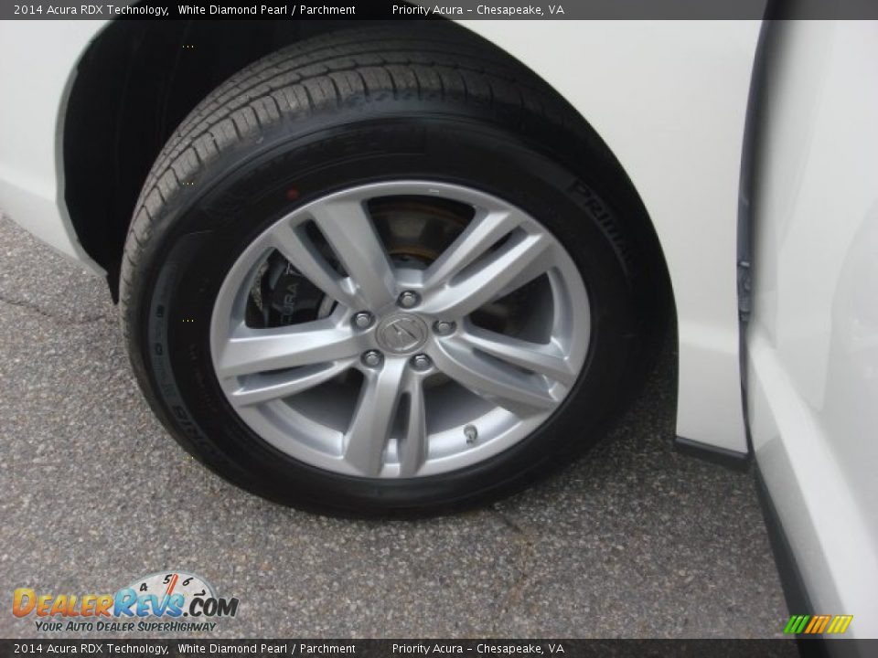 2014 Acura RDX Technology White Diamond Pearl / Parchment Photo #26
