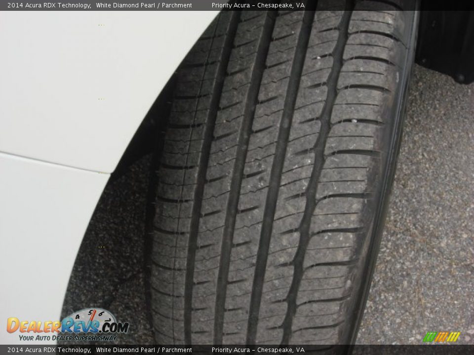 2014 Acura RDX Technology White Diamond Pearl / Parchment Photo #27