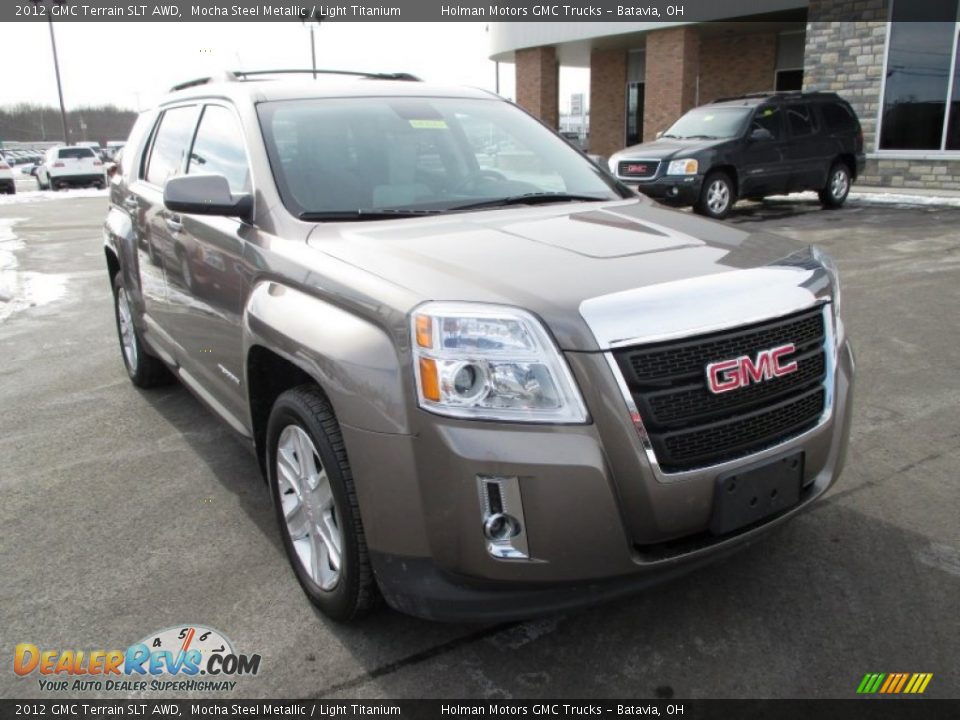 2012 GMC Terrain SLT AWD Mocha Steel Metallic / Light Titanium Photo #2