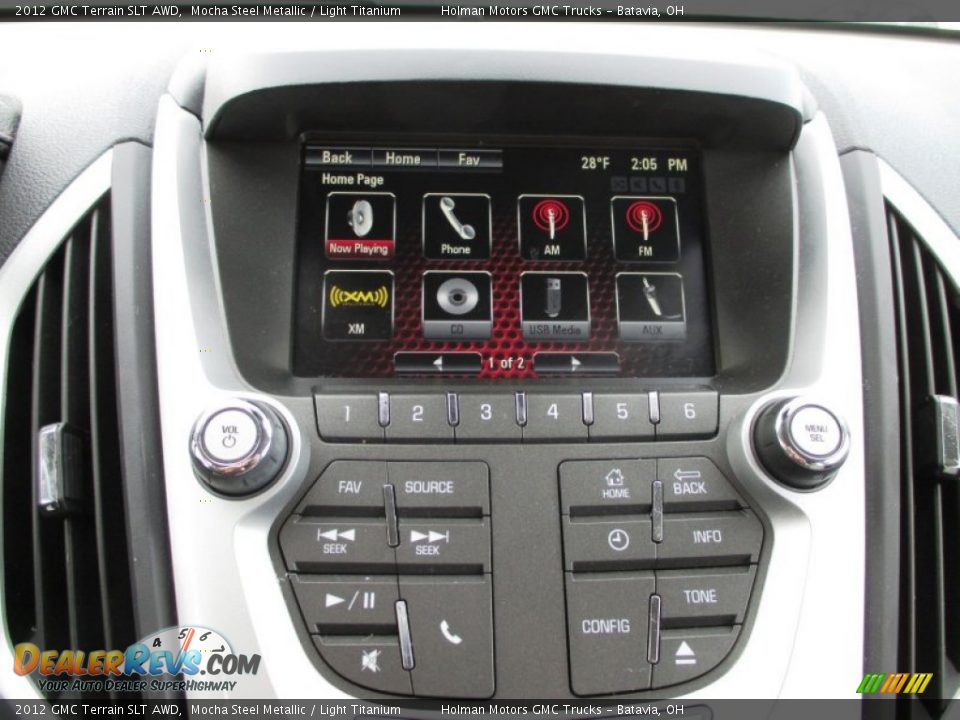 2012 GMC Terrain SLT AWD Mocha Steel Metallic / Light Titanium Photo #9