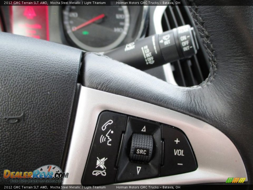 2012 GMC Terrain SLT AWD Mocha Steel Metallic / Light Titanium Photo #14