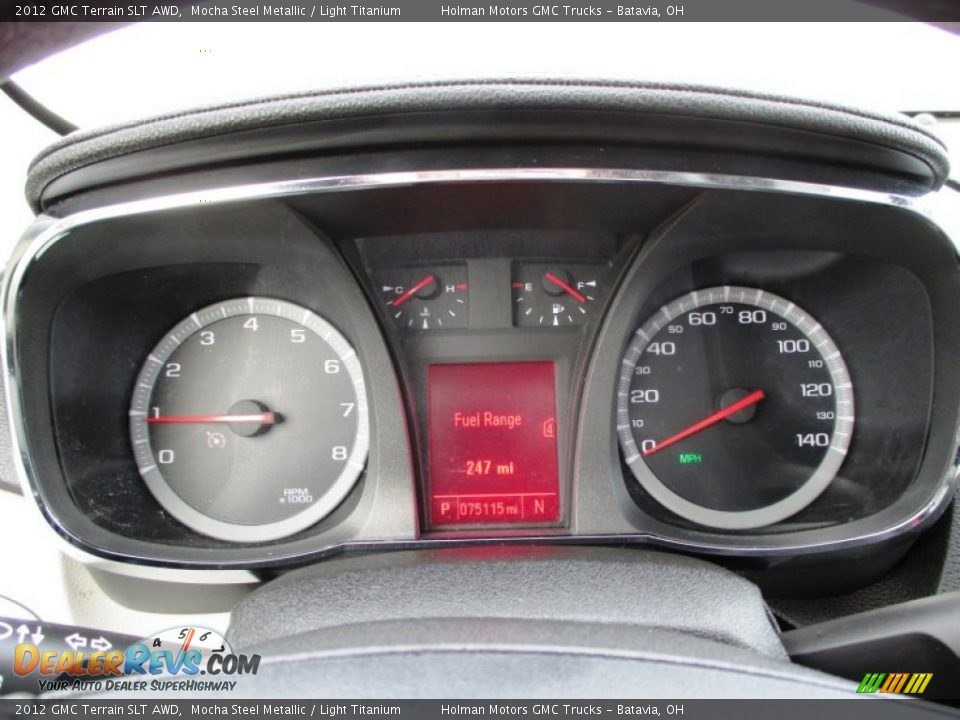 2012 GMC Terrain SLT AWD Mocha Steel Metallic / Light Titanium Photo #16