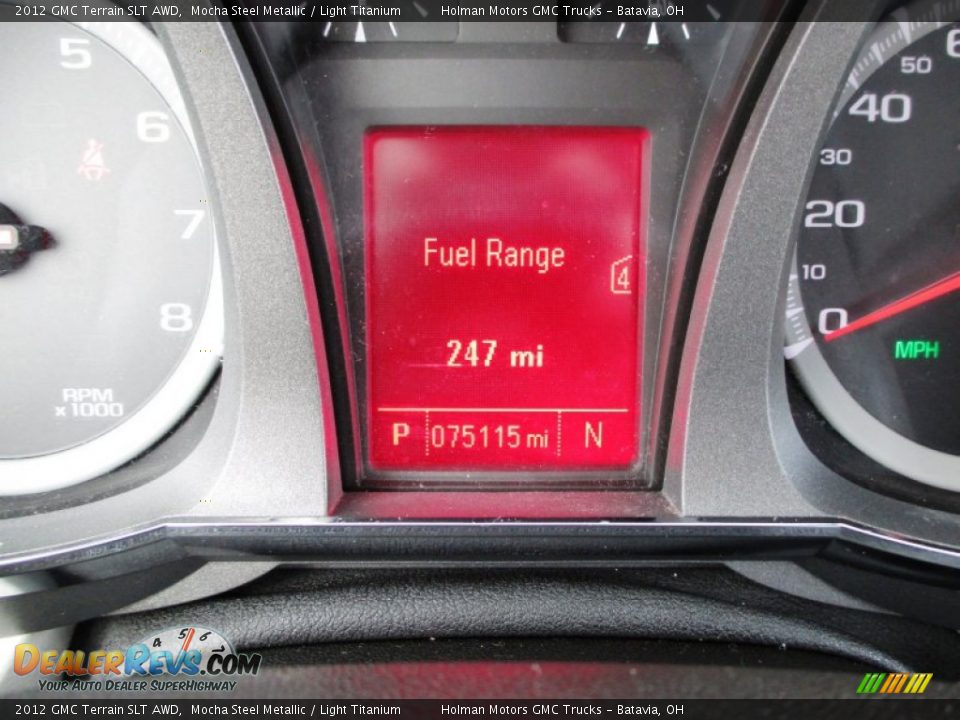 2012 GMC Terrain SLT AWD Mocha Steel Metallic / Light Titanium Photo #17