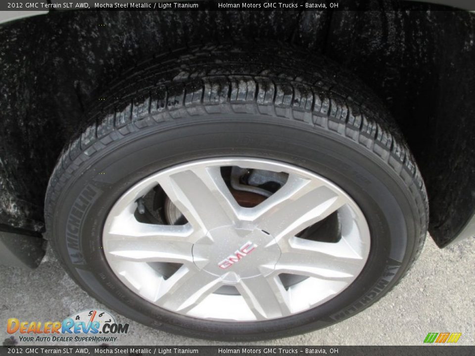2012 GMC Terrain SLT AWD Mocha Steel Metallic / Light Titanium Photo #22